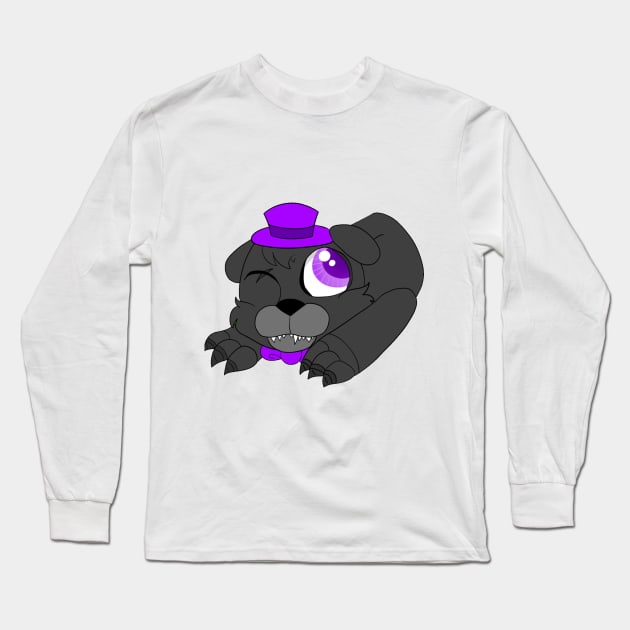 Nightmare Fredbear Long Sleeve T-Shirt by TyphoonCinema